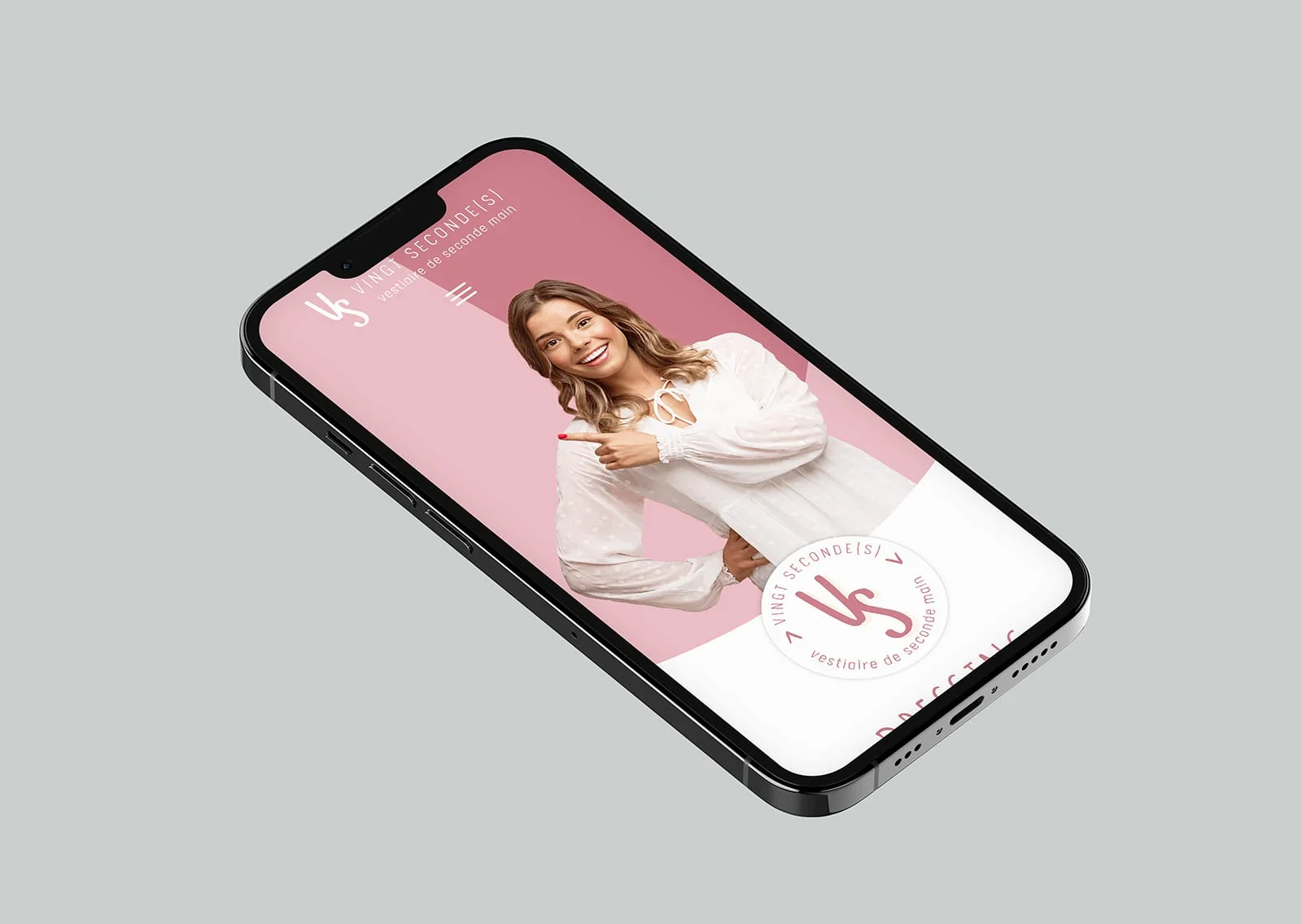 Site Mobile vente robes de mariées