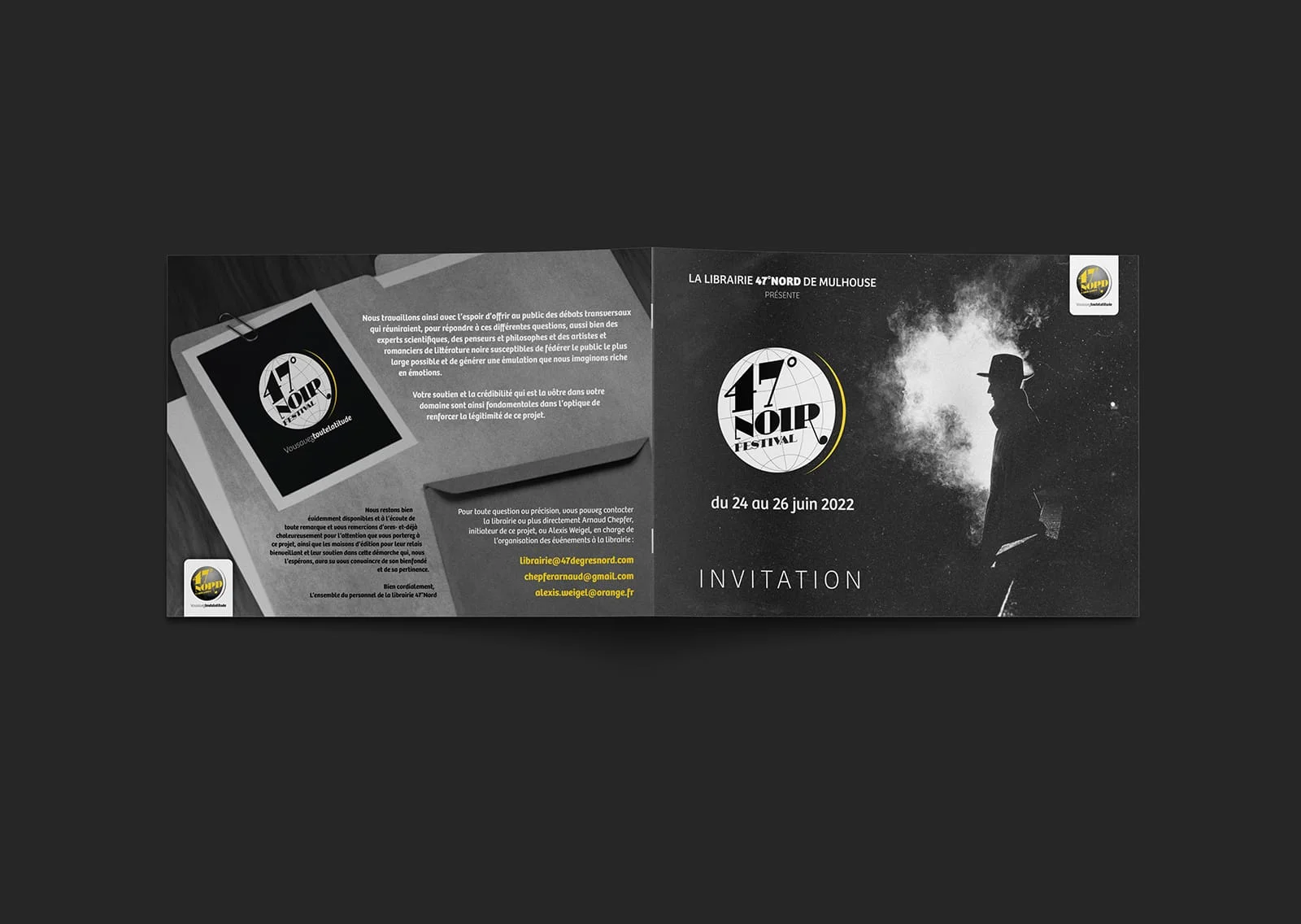 Graphiste Mulhouse 42 Festival 47° Noir | Dossier de presse