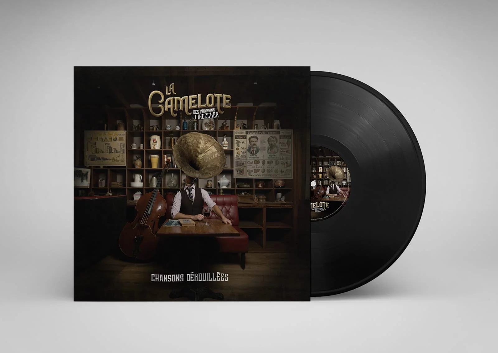 Pochette vinyle La Camelote Chansons Derouillees
