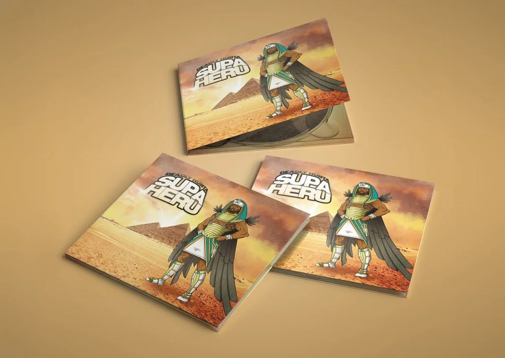 Illustration CD cover Deadly Hunta Supa Heru