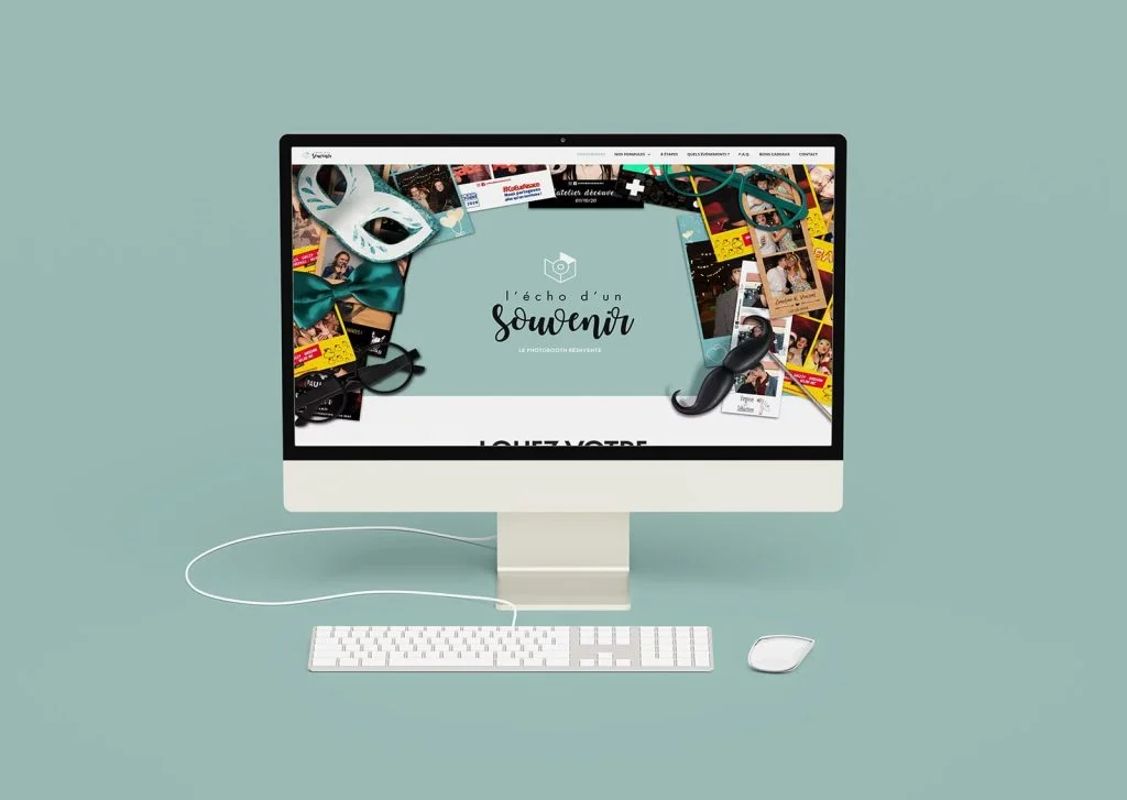 Site vitrine L Echo d un Souvenir – Page d accueil