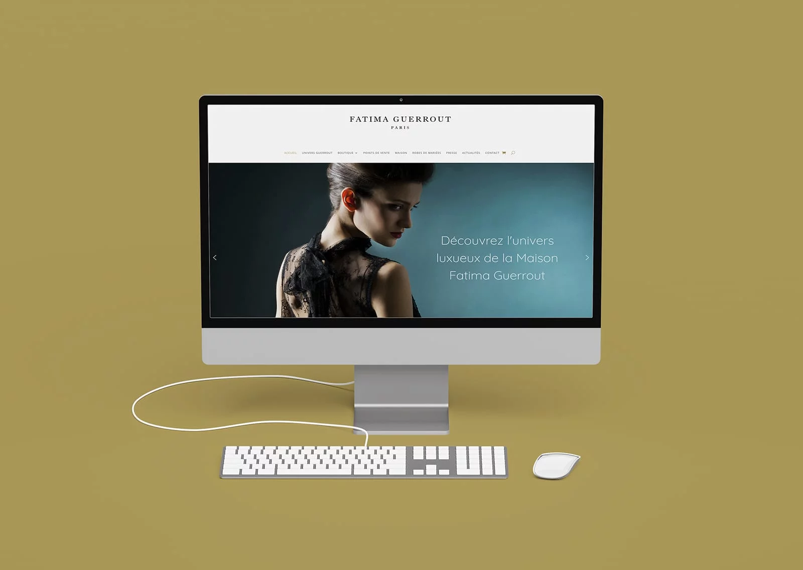Site web Fatima Guerrout – Page d accueil