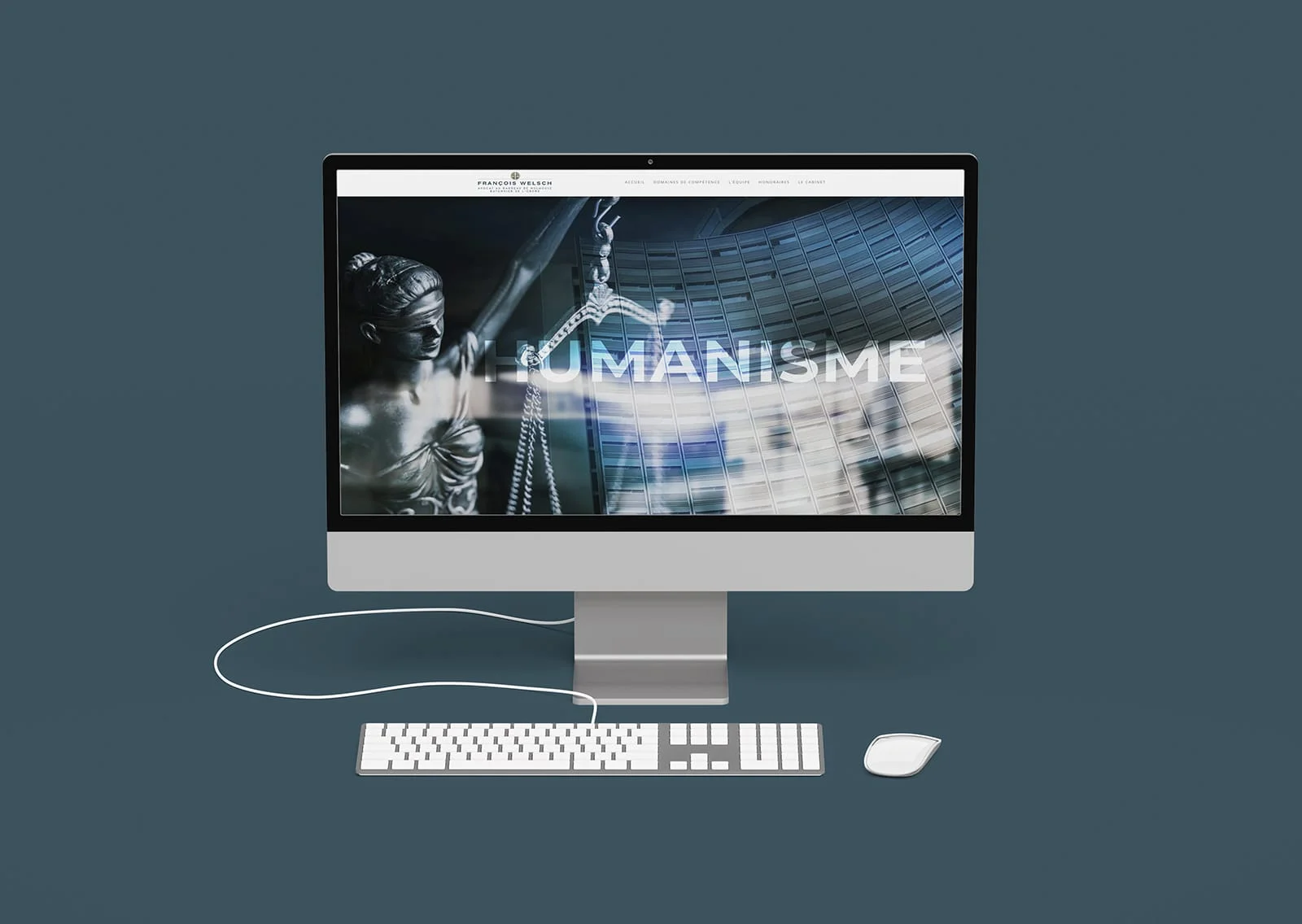 Site vitrine Francois Welsch Avocat – Page d accueil – Creation site web avocat Mulhouse