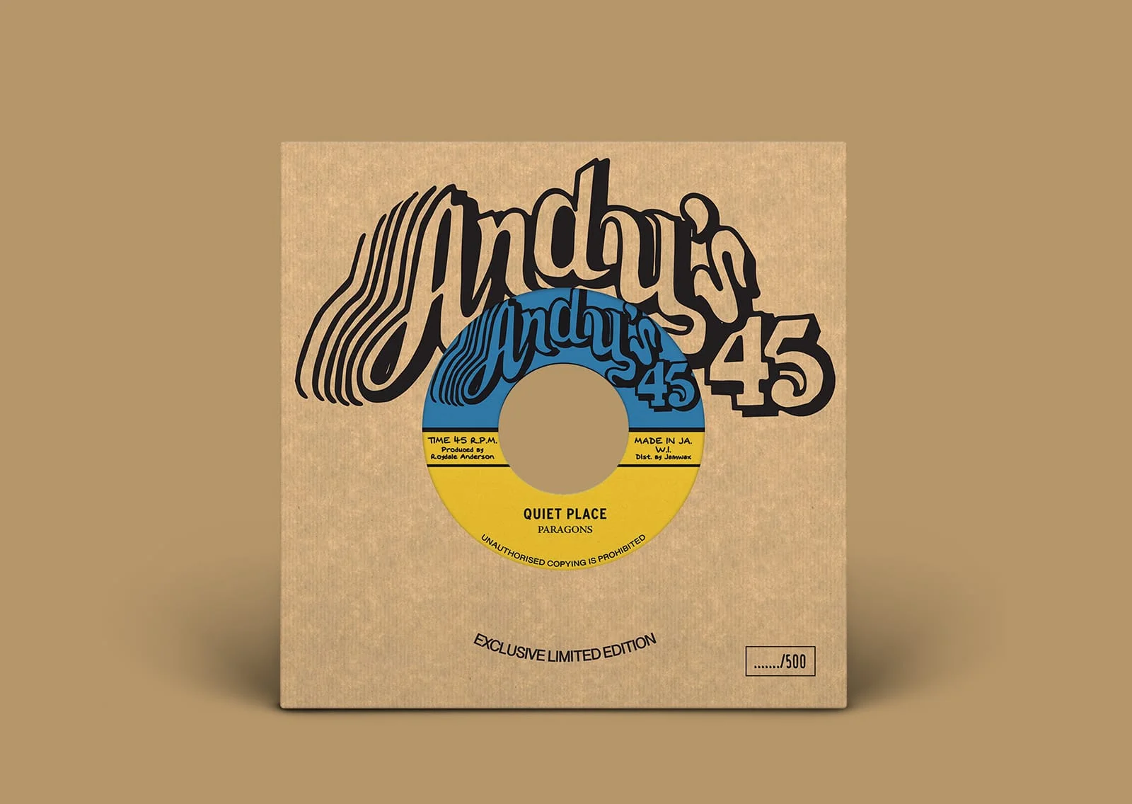 Cover single Jamwax Records
