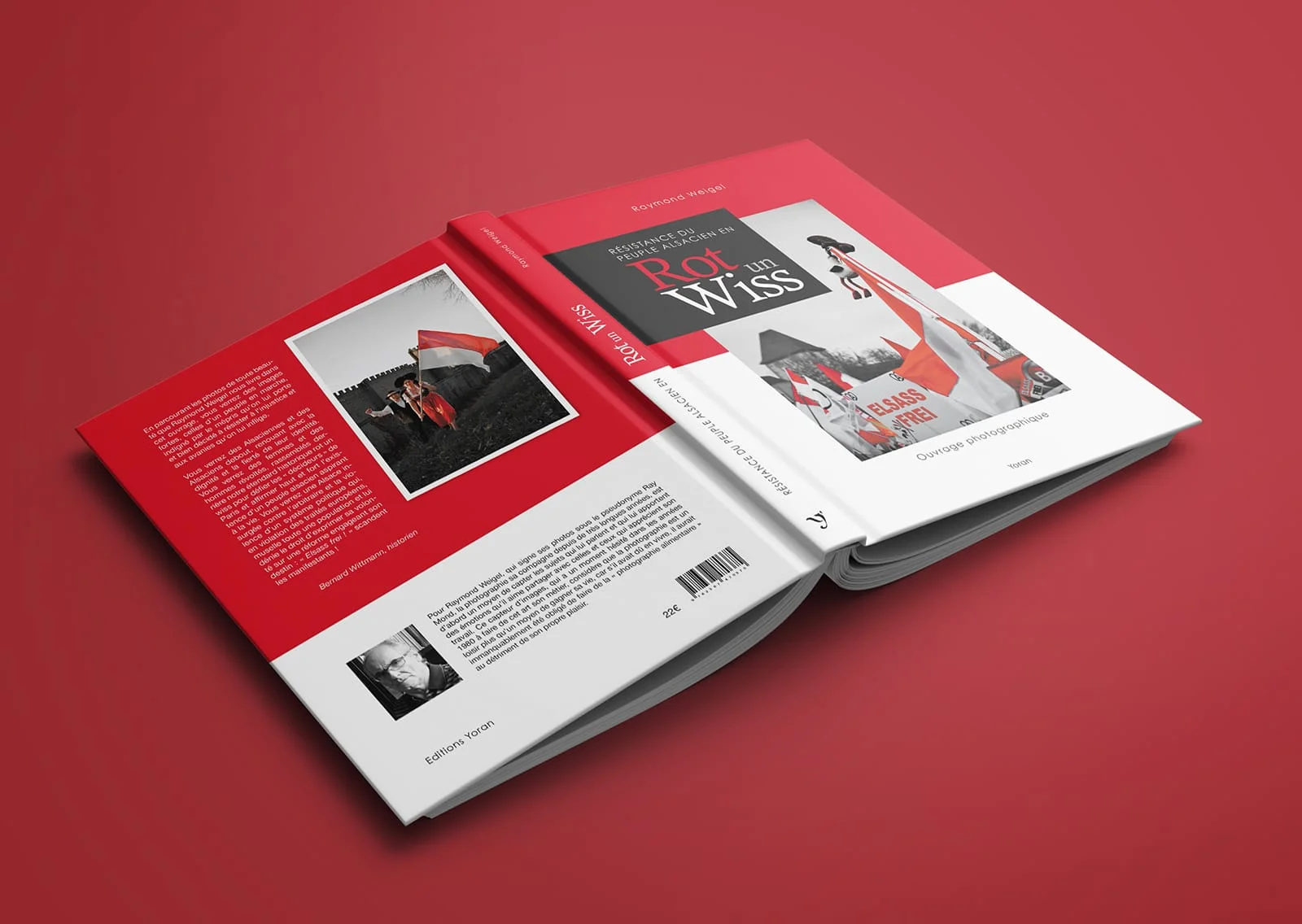 Livre ouvert couverture livre Rot un Wiss