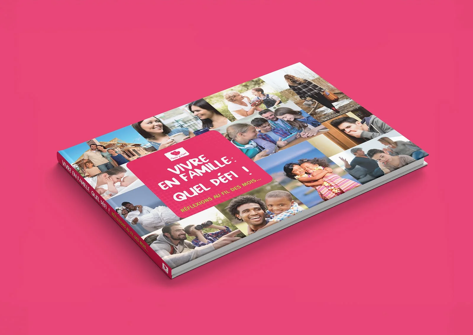 Graphiste Mulhouse 29 Livre ‘Vivre en Famille’