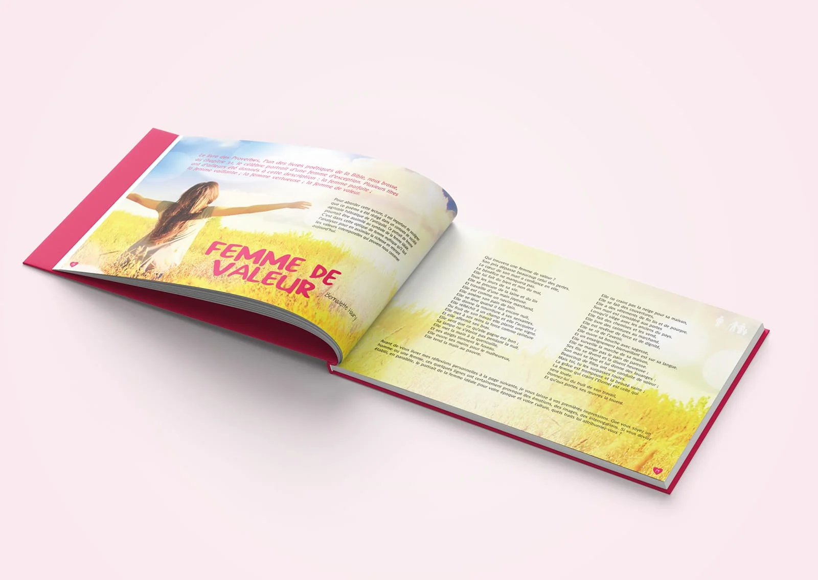 Pages interieures livre Vivre en Famille