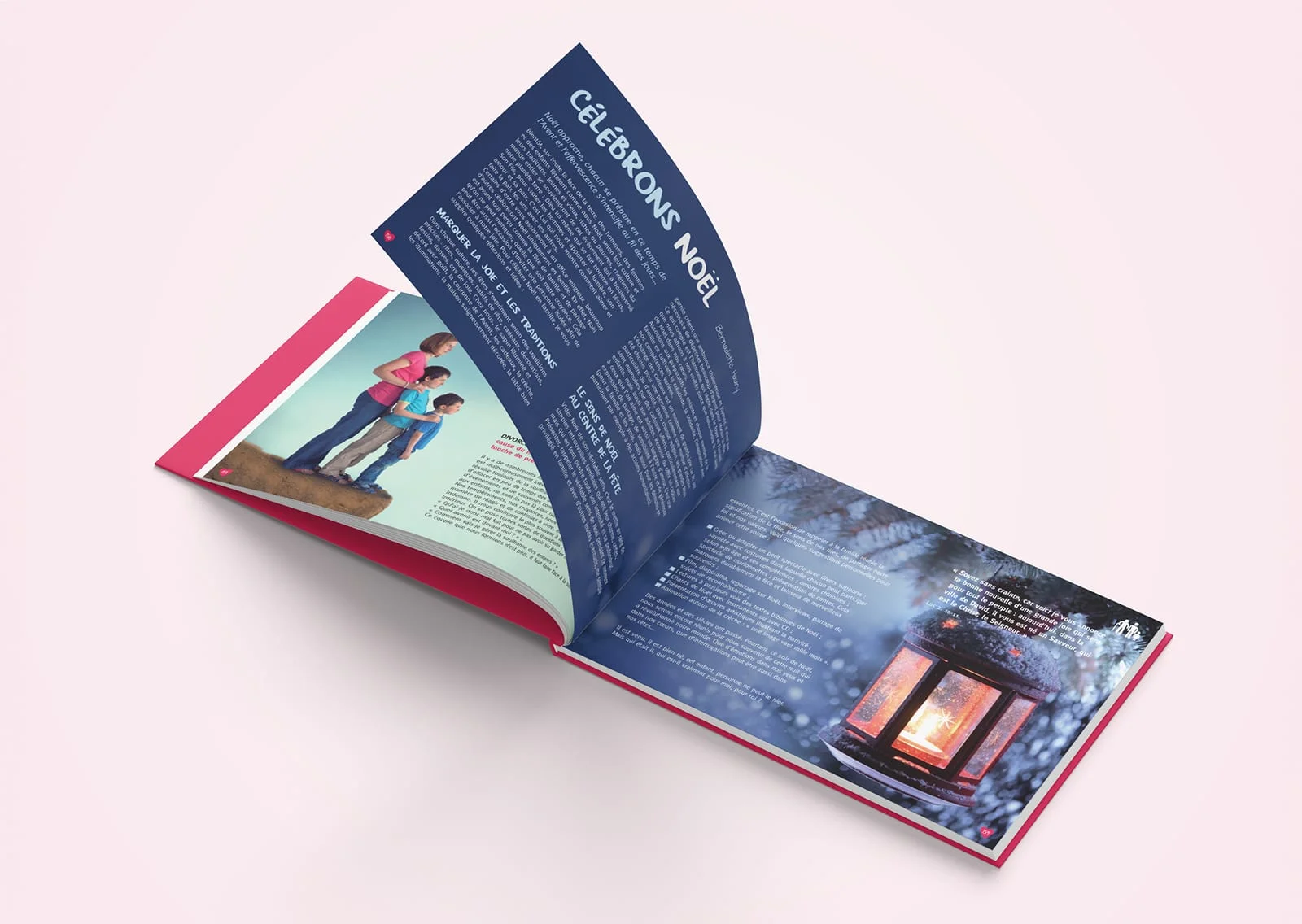 Interieur livre Vivre en Famille