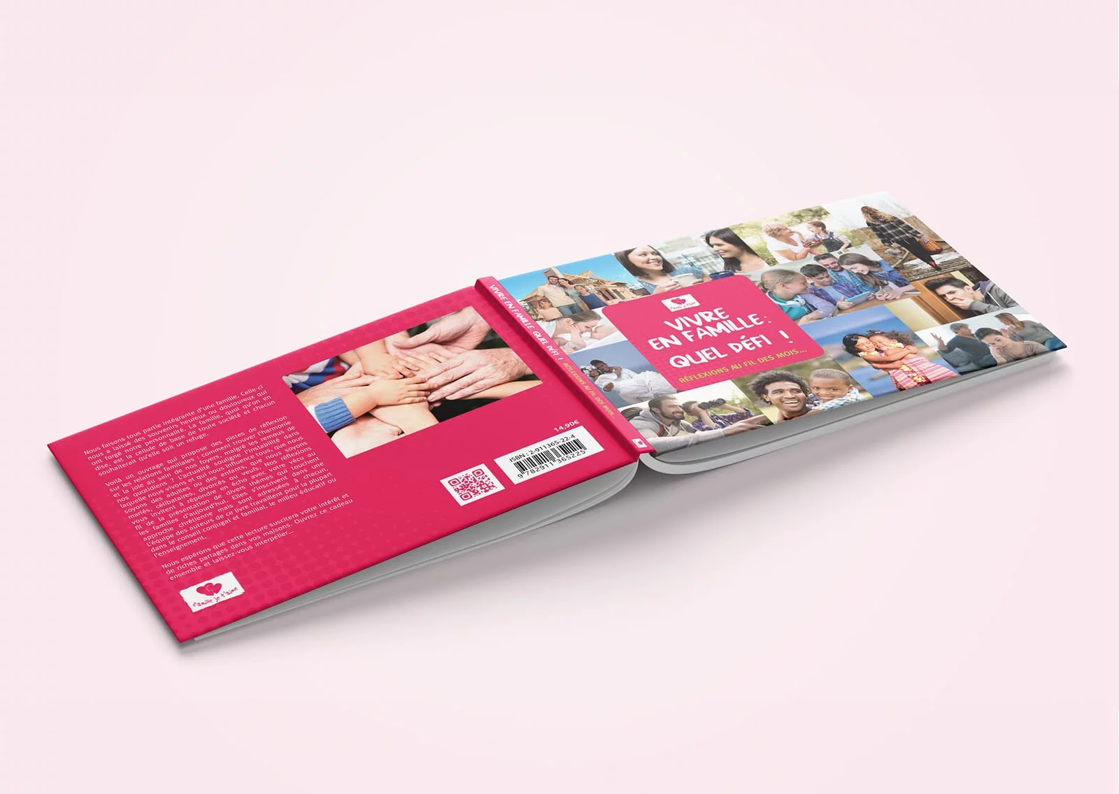 Couverture livre ouvert Vivre en Famille