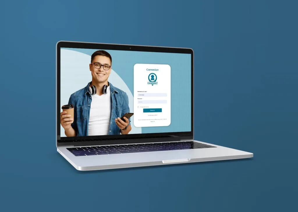 Site web dynamique job board Page connexion