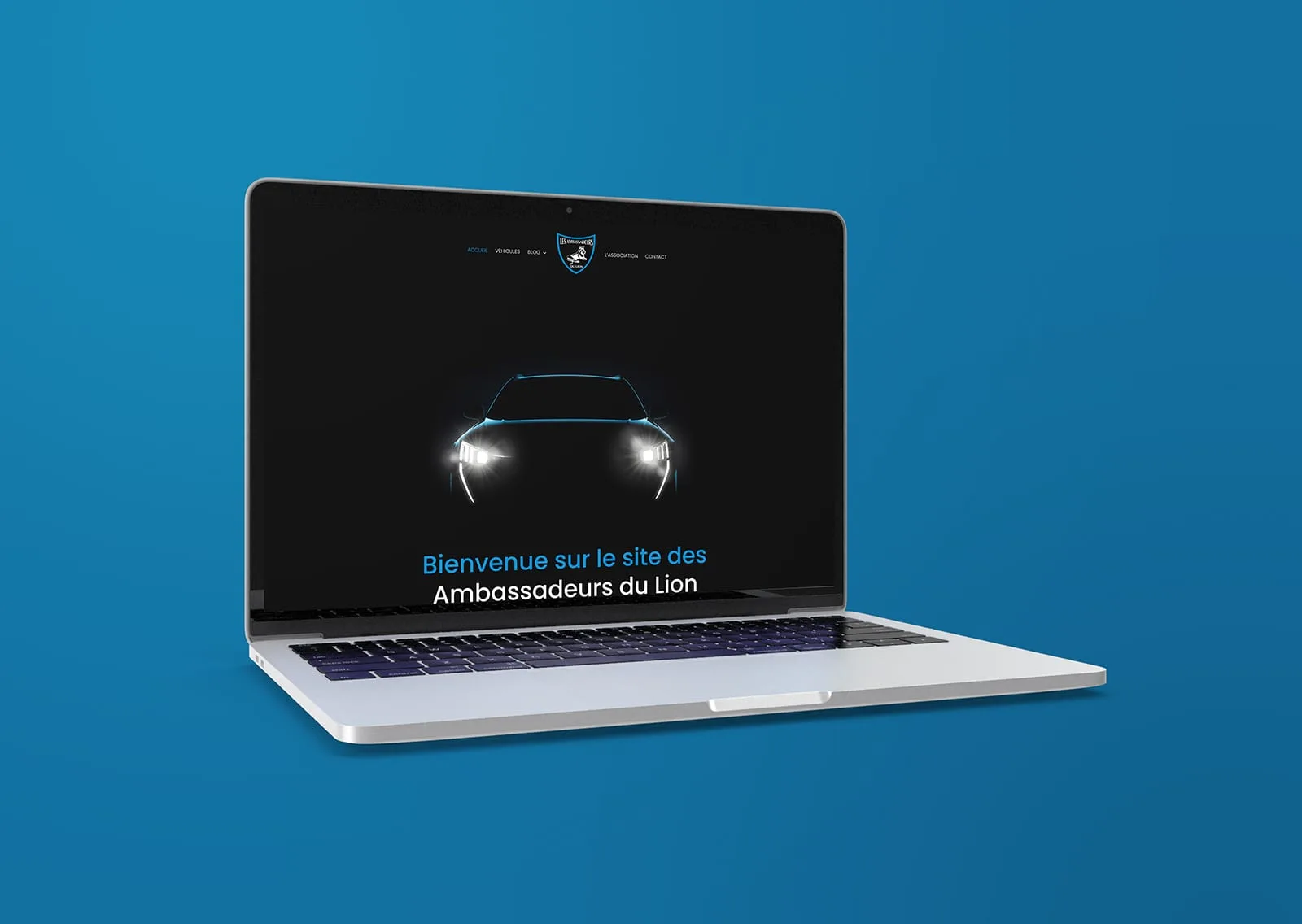 Site web vente voitures Page accueil